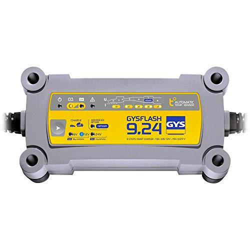 GYS GYSFLASH 9.24 - Cargador/Mantenimiento de Carga Inverter (230 V