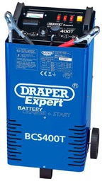 Draper 07263 230 V Cargador de batería/Arranque y Carrito