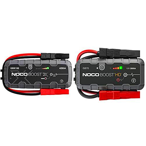 Noco Boost X Gbx155, 4250A 12V Ultrasafe Arrancador De Litio + Boost HD Gb70