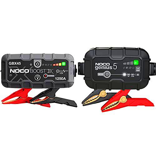 Noco Boost X Gbx45, 1250A 12V Ultrasafe Arrancador De Litio + Genius5Eu