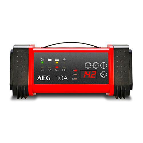 AEG Automotive 97024 Cargador de microprocesador LT 10 amperios para baterías de 12 y 24 V