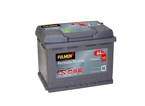 Fulmen - Batería de coche FA640 12 V 64 Ah 640 A.