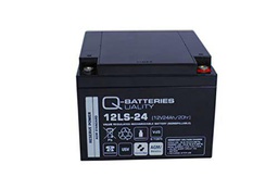 Q-Batteries 12LS-24 - Batería de Plomo (12 V, 24 Ah