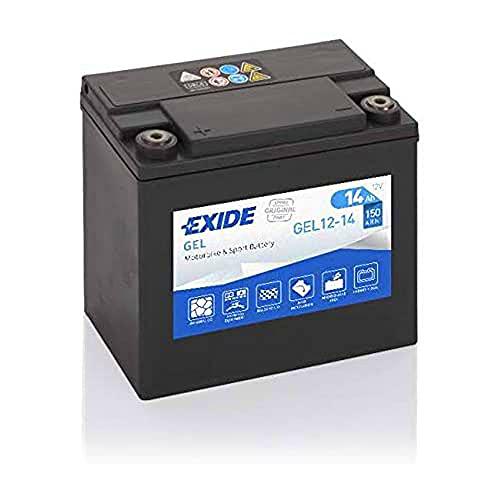 Exide Bike - Batería GEL12-14 (12 V, 14 Ah, 150 A EN