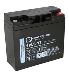 Q-Batteries 12LS-17 - Batería de Plomo (12 V, 17 Ah