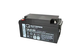 Q-Batteries 12LS-65 - Batería de Plomo (12 V, 65 Ah