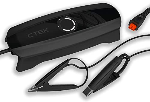 Cargador de batería CTEK 40-330 CS One y Dispositivo de Mantenimiento con tecnología Apto (Adaptive Charging), Negro