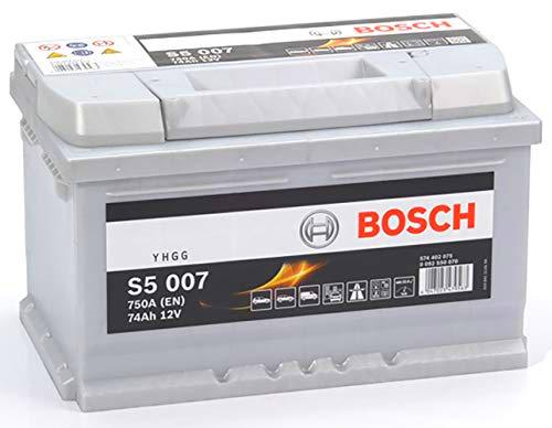 Bosch S5007 Batería de automóvil 74A/h-750A