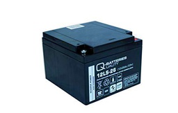 Q-Batteries 12LS-26 - Batería de Plomo (12 V, 26 Ah