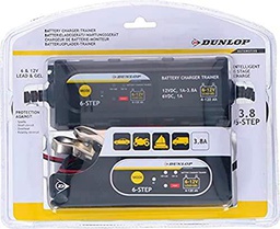 CARGADOR PARA BATERÍA DE COCHE 6/12V DUNLOP