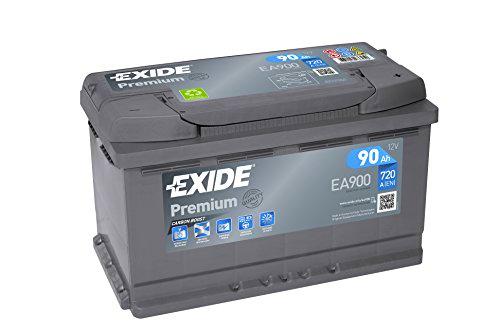 EXIDE 10850469 EA900 Premium Starter BATTERIE 12V 90AH 720A, Other