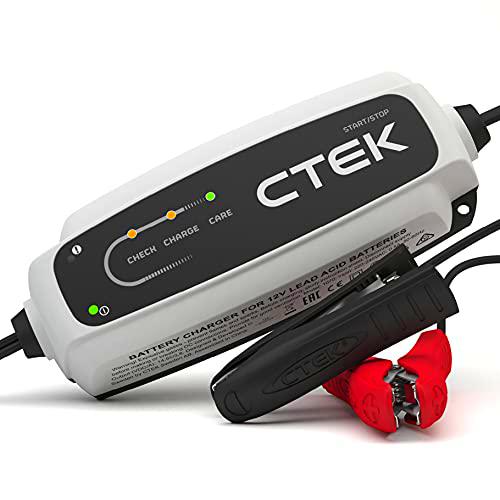 CTEK CT5 START/STOP, Cargador Batería 12V 5A, Cargador De Batería De Coche