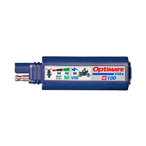 OptiMate OM O100 Cargador SAE USB 2400mA, Salida de 5V 1000mA