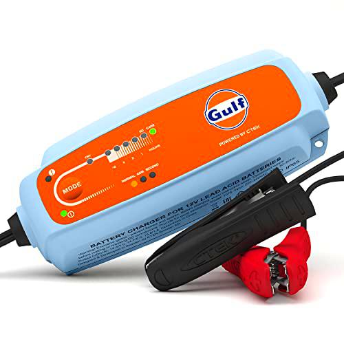 CTEK CT5 Time TO GO Gulf Edition, Cargador Y Mantenedor De Batería De 12 V