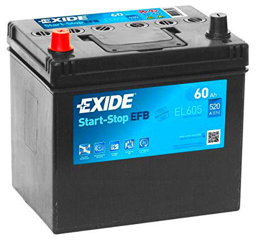 Exide 005R EFB - Batería para Coche (60 Ah, EL605)