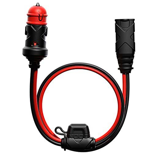 Accesorio NOCO GC003 X-Connect consistente en un cable con conector macho de 12 V para los cargadores de batería inteligentes NOCO Genius