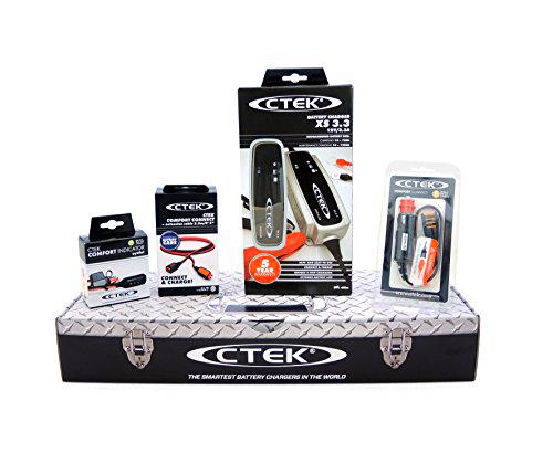 CTEK XS3.3 (56-963) Toolbox Set - Cargador de batería con accesorios