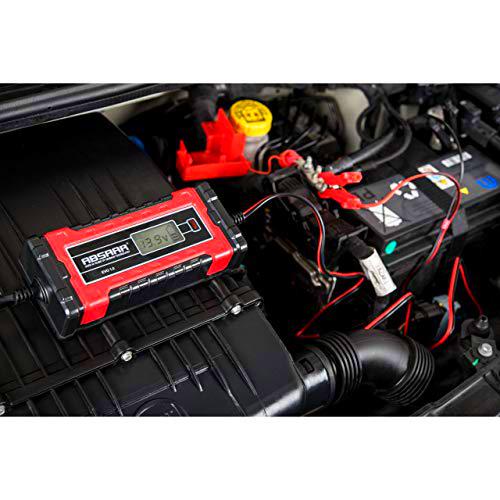 Absaar 158000 batería Cargador EVO, 1 A, 6/12 V, Rojo/Negro