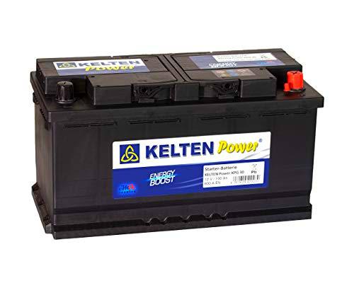 Kelten Power KPG30 - Batería de arranque Energy Boost 12 V 100 Ah 800 A 353 x 175 x 190 mm B13 16,3 kg asa de transporte