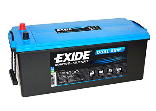 BATERÍA 12V/140AH - 700 CCA - DUAL AGM EXIDE EP1200