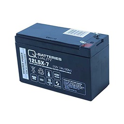 Batería Qbatteries 12LSX-7 Agm Long Life. Tecnología AGM. 12V