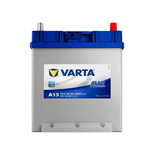 Batería Varta A13 Blue Dynamic. 12V - 40Ah/330A (EN) Caja B19 (187x140x227mm)