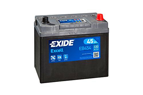 Batería Exide EB454 Excell. 12V - 45Ah/330A (EN) Caja B24 (237x127x227mm)