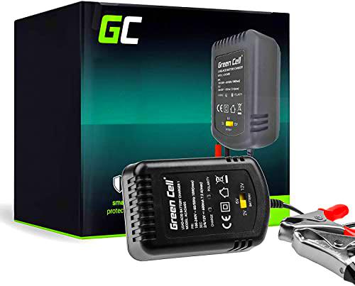 Green Cell® Cargador de Batería Automático Inteligente Portátil 2V/6V/12V 0.6A (SLA