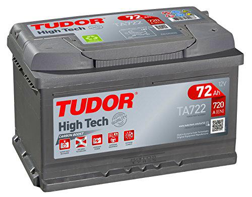 Batería de coche Tudor TA722 HIGH-TECH 72Ah, 720A,12V