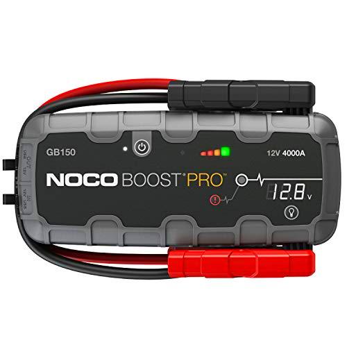 NOCO Boost Pro GB150, Paquete de arrancador de batería de Coche de Litio portátil ultraseguro de 4000 amperios y 12 voltios