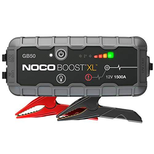 NOCO Boost XL GB50, Paquete de arrancador de batería de Coche de Litio portátil ultraseguro amperios y 12 voltios