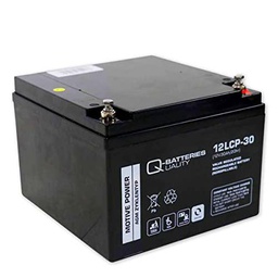 Q-Batteries Batería de Plomo 12LCP-30/12 V - 30 Ah