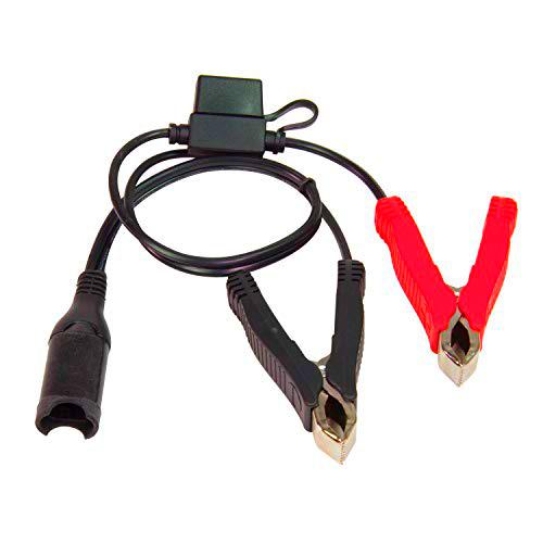 Optimate TecMate Cable O-14, Pinzas de batería, con Fusible