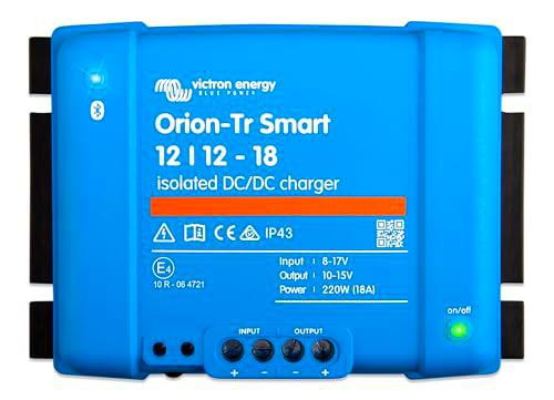 Victron Energy Orion-TR Smart 12/12-Voltios 18 amperios 220-Vatios Cargador CC/CC Aislado (Bluetooth)