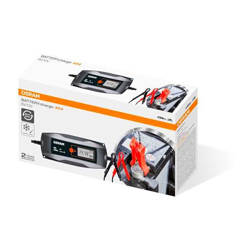 OSRAM Battery Charger 4Amp, 6/12V 4A Cargador de batería inteligente