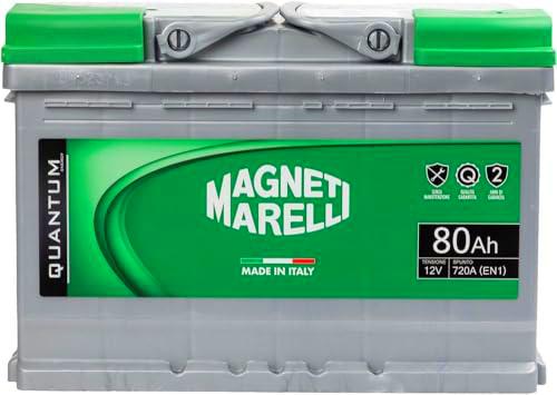 Marelli - Batería para coche, 80 Ah, 12 V, 720 A, EN1