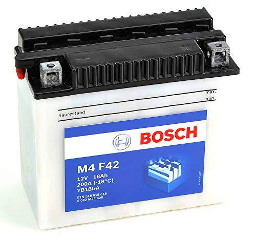 Bosch M4F42 Batería motocicleta YB18L-A - 12V Plomo 18A/h-180A