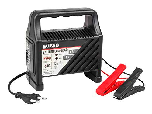 Eufab 16542 CBC 6 - Cargador para baterías (6 A, 12 V)