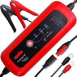 Telwin Defender - Mantenedor y cargador de batería electronico, rojo