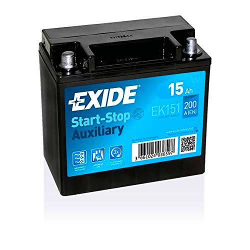 Exide Ek151 Agm - Batería para coche (15 Ah)