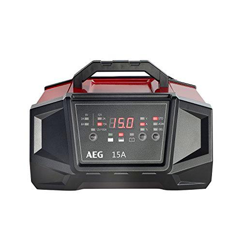 AEG Automotive 158009 Cargador de Taller WM 15 amperios para baterías de 6 y 12 V