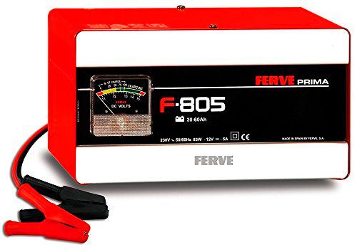 FERVE F-805 Cargador de Baterías de Plomo Ácido