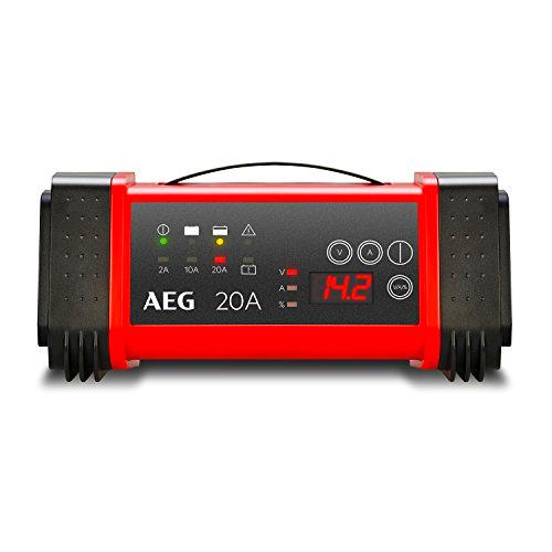 AEG Automotive 97025 Cargador con microprocesador LT de 20 amperios para baterías de 12 y 24 V