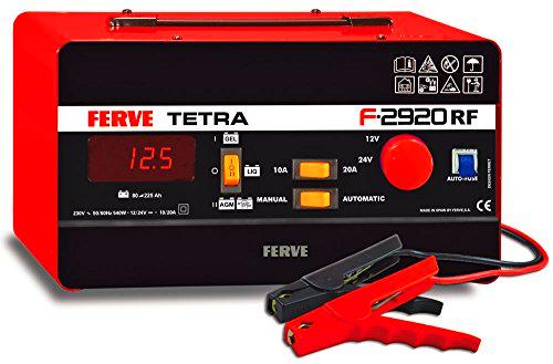 FERVE F-2920 Tetra RF Cargador 12-24V 10-20A, 0