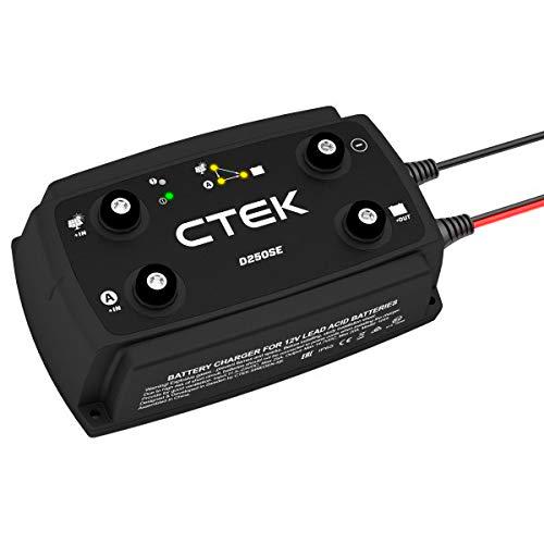 CTEK D250SE Cargador Baterías 12V 2 Entradas Alternador-Solar hasta 20Amps MPPT