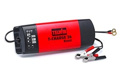 Telwin TE-807562 Cargador de Batería, Rojo y Negro