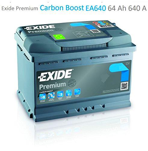 Exide Premium Carbon Boost EA640 64 Ah Batería de Coche