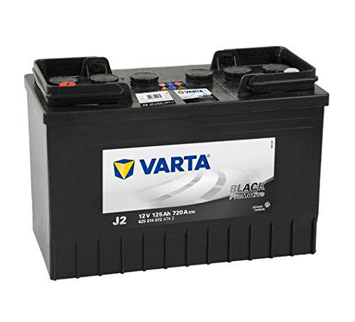 Varta promotive Black J2  -  12  V/125  Ah  -  720  a/EN RF Vehículos industriales batería