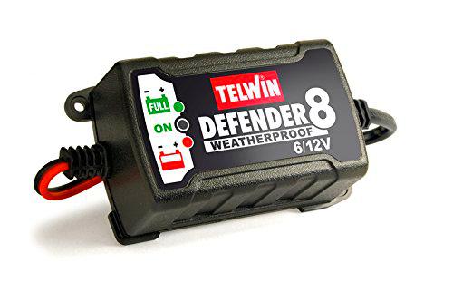 Telwin 7170057 Carga-baterias Inteligente Defender 8/6-12v Rojo y negro