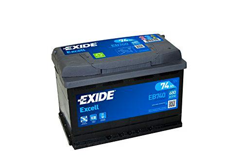 Batería de arranque, de Exide, Eb740, 74 Ah